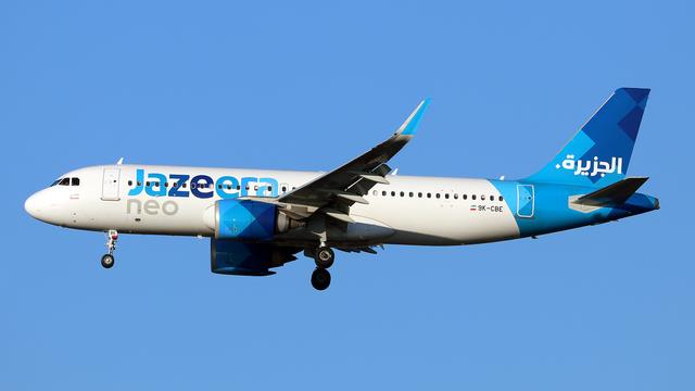 9K-CBE:Airbus A320:Jazeera Airways